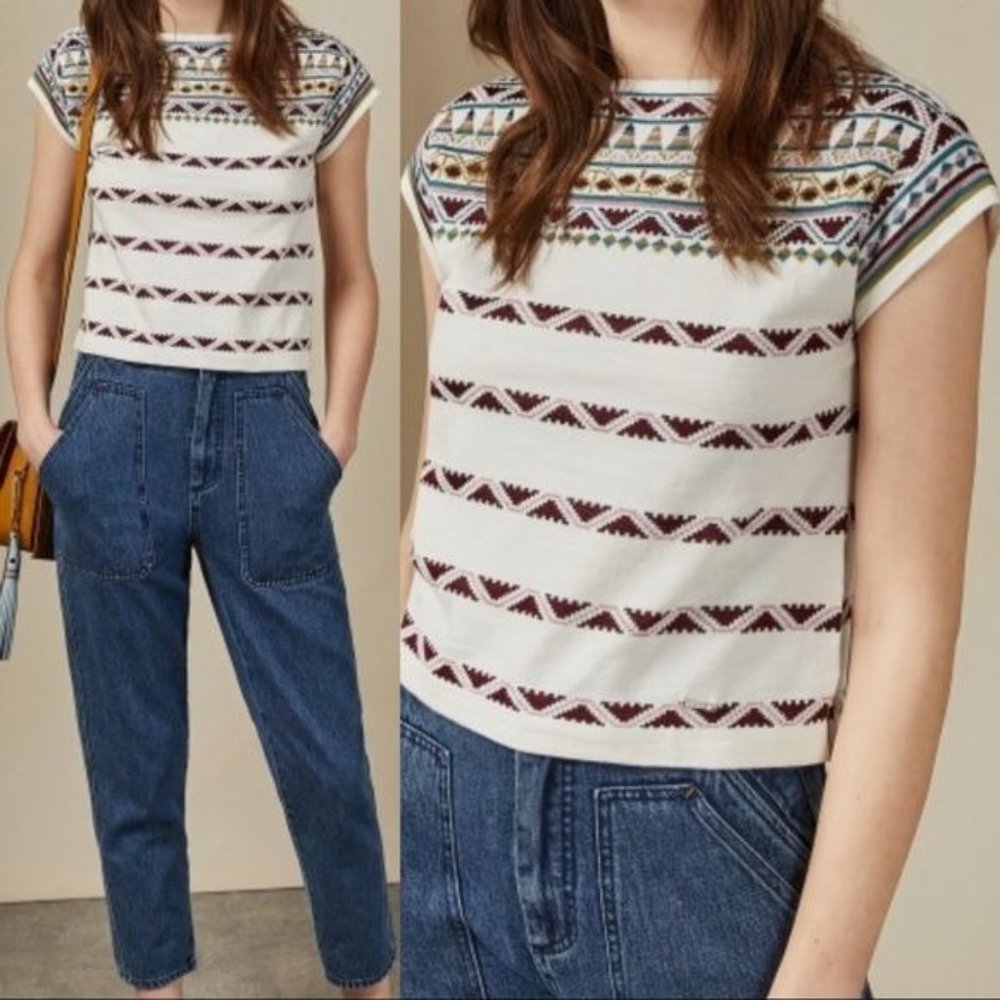Ted Baker Cenna Aztec Knit Top 2